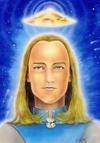 Ilustração do rosto de Ashtar Sheran