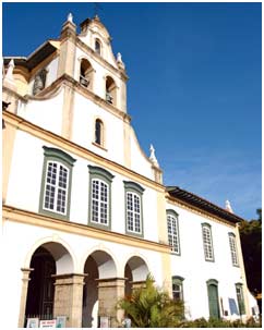 Foto do Mosteiro da Luz, em São Paulo - SP